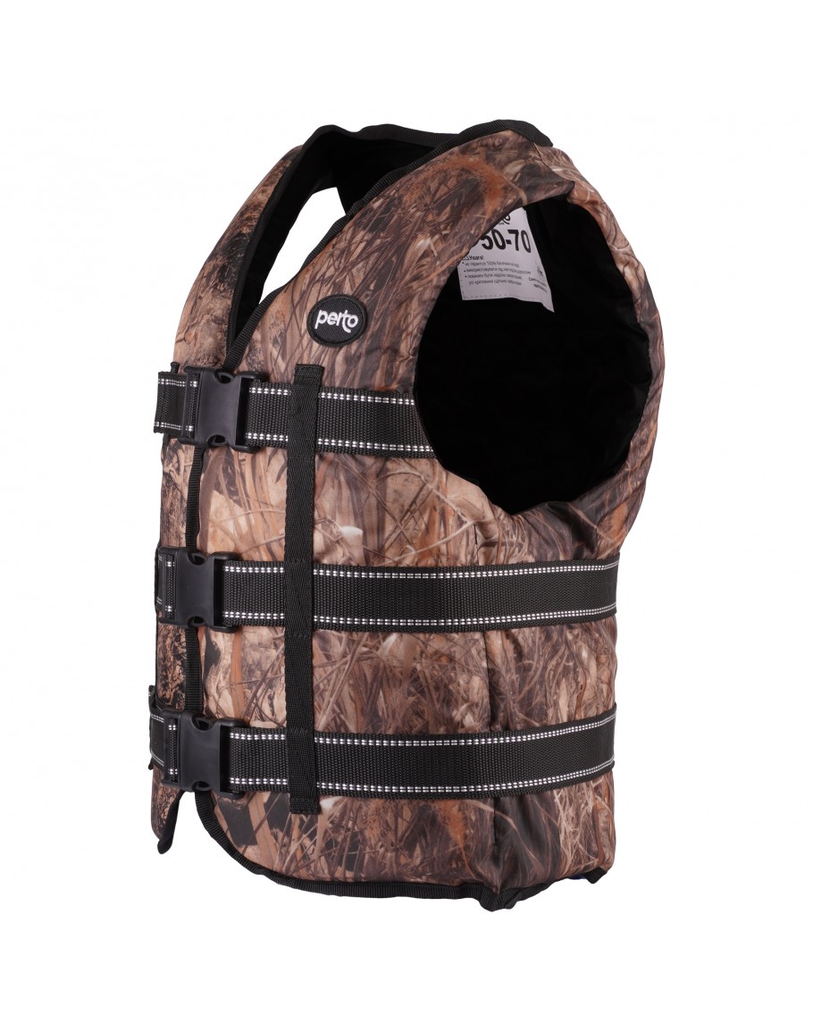 Жилет страхувальний PERTO Camo reeds 50-70