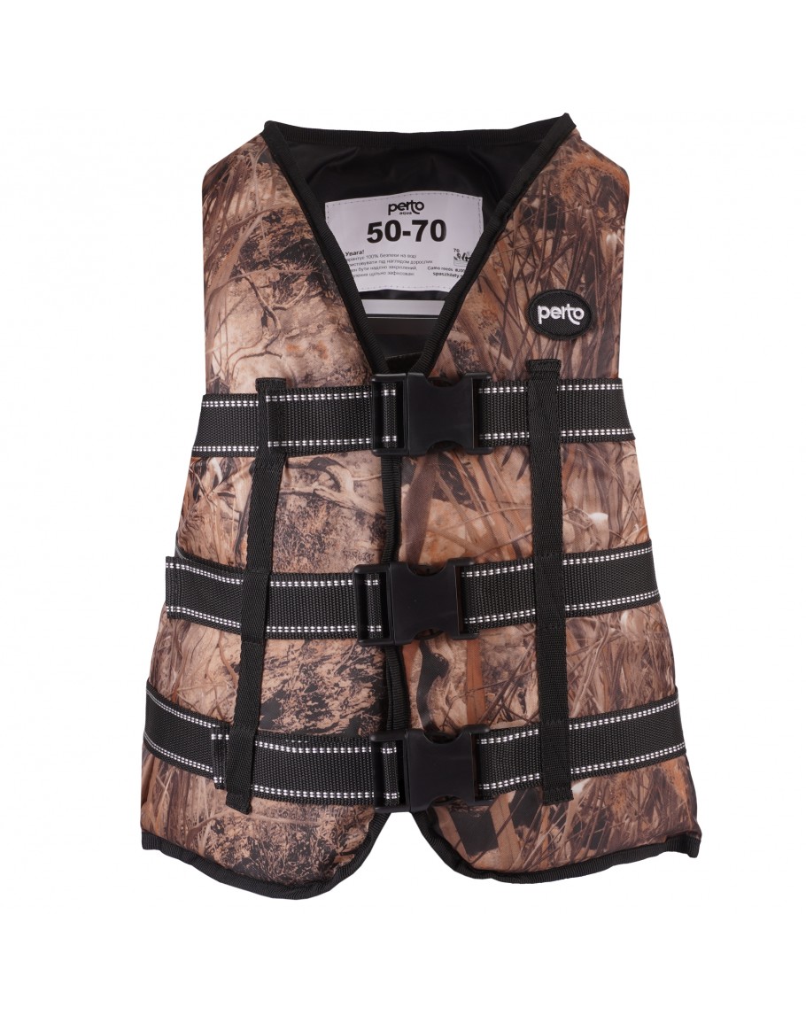 Жилет страхувальний PERTO Camo reeds 50-70