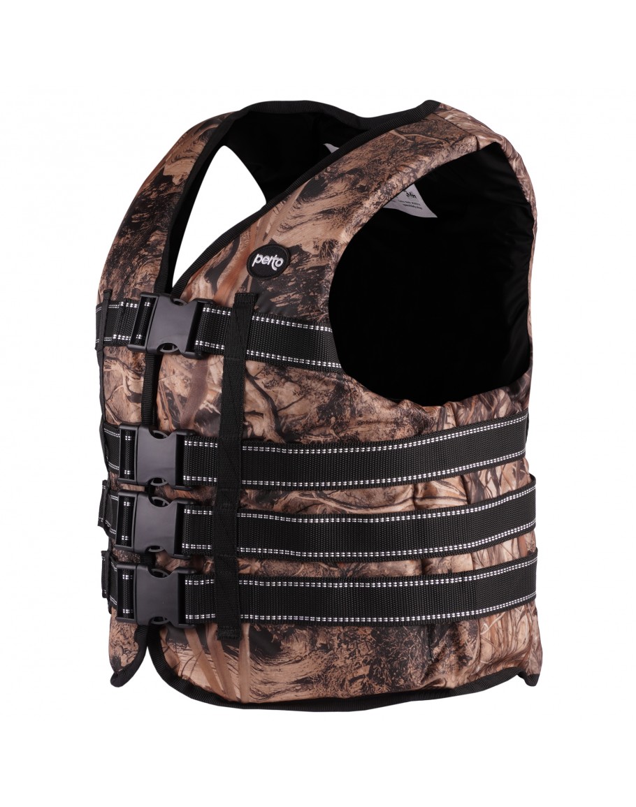 Жилет страхувальний PERTO Camo reeds 70-90