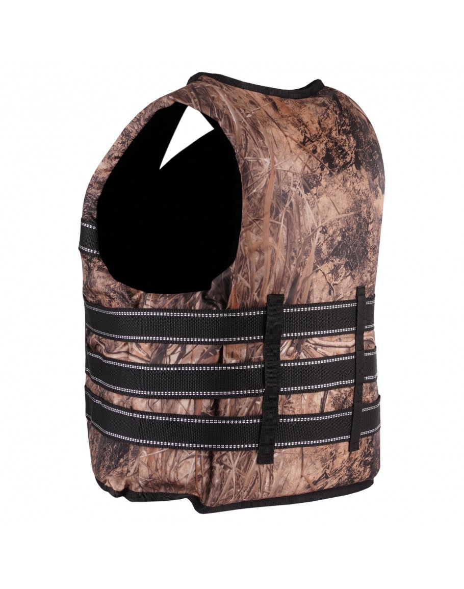 Жилет страхувальний PERTO Camo reeds 70-90