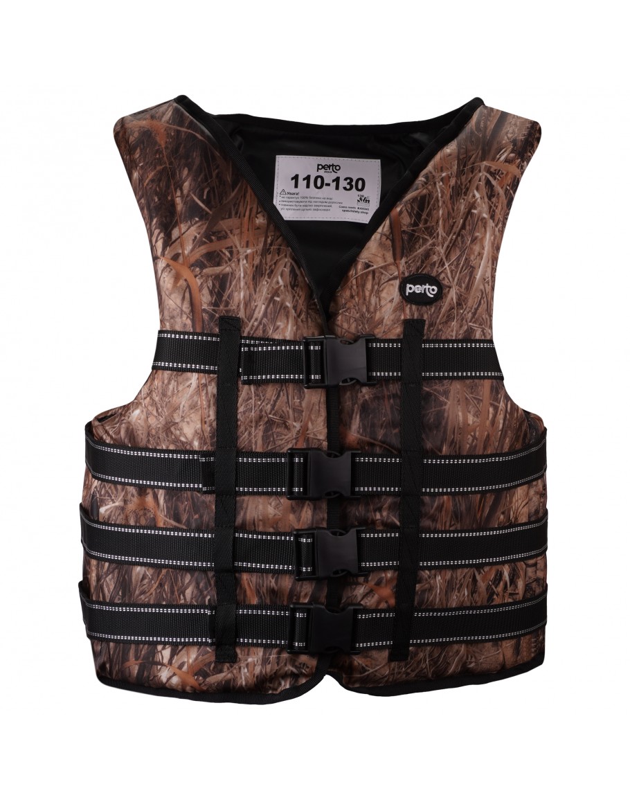 Жилет страхувальний PERTO Camo reeds 110-130