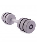 Гантель цільна PERTO Gray 10.0 кг D90