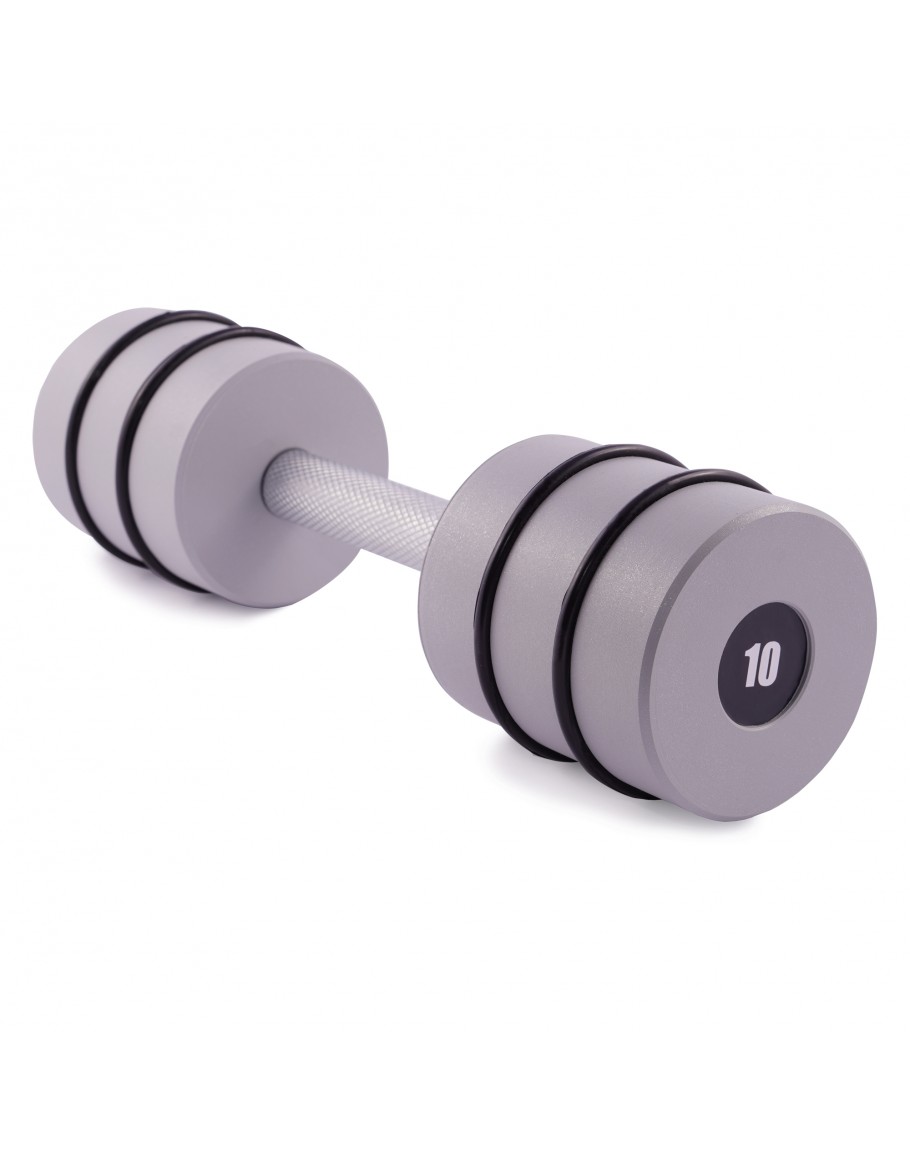 Гантель цільна PERTO Gray 10.0 кг D90