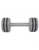 Гантель цільна PERTO Gray 5.0 кг D90