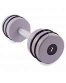 Гантель цільна PERTO Gray 7.0 кг D90