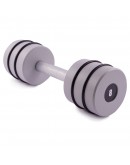 Гантель цільна PERTO Gray 8.0 кг D90