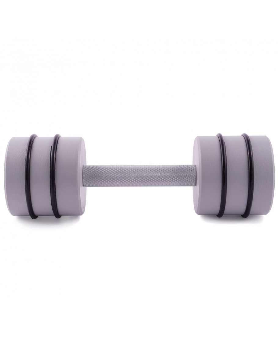 Гантель цільна PERTO Gray 8.0 кг D90
