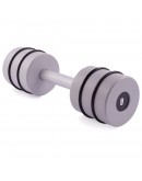Гантель цільна PERTO Gray 9.0 кг D90