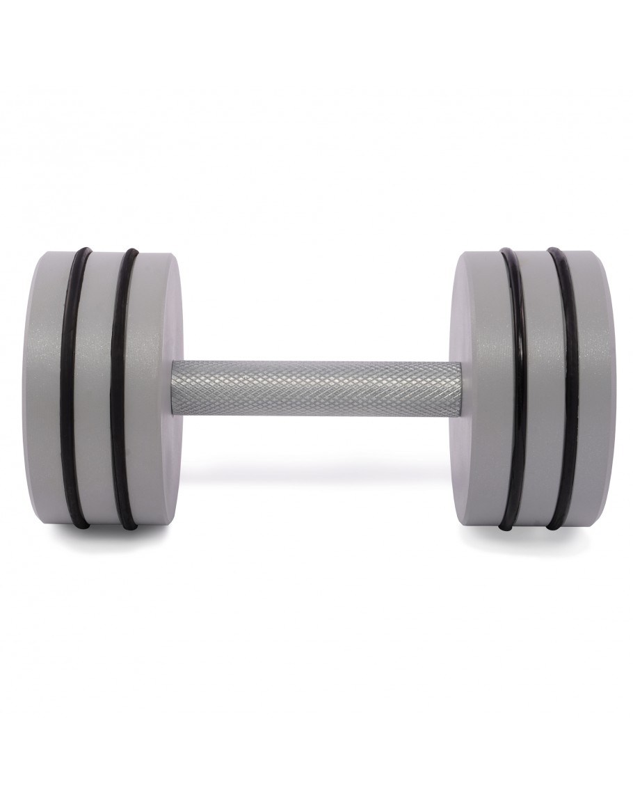 Гантель цільна PERTO Gray 10.0 кг D120