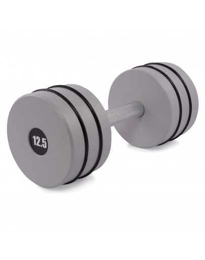 Гантель цільна PERTO Gray 12.5 кг D120