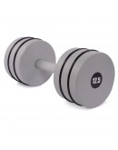 Гантель цільна PERTO Gray 12.5 кг D120