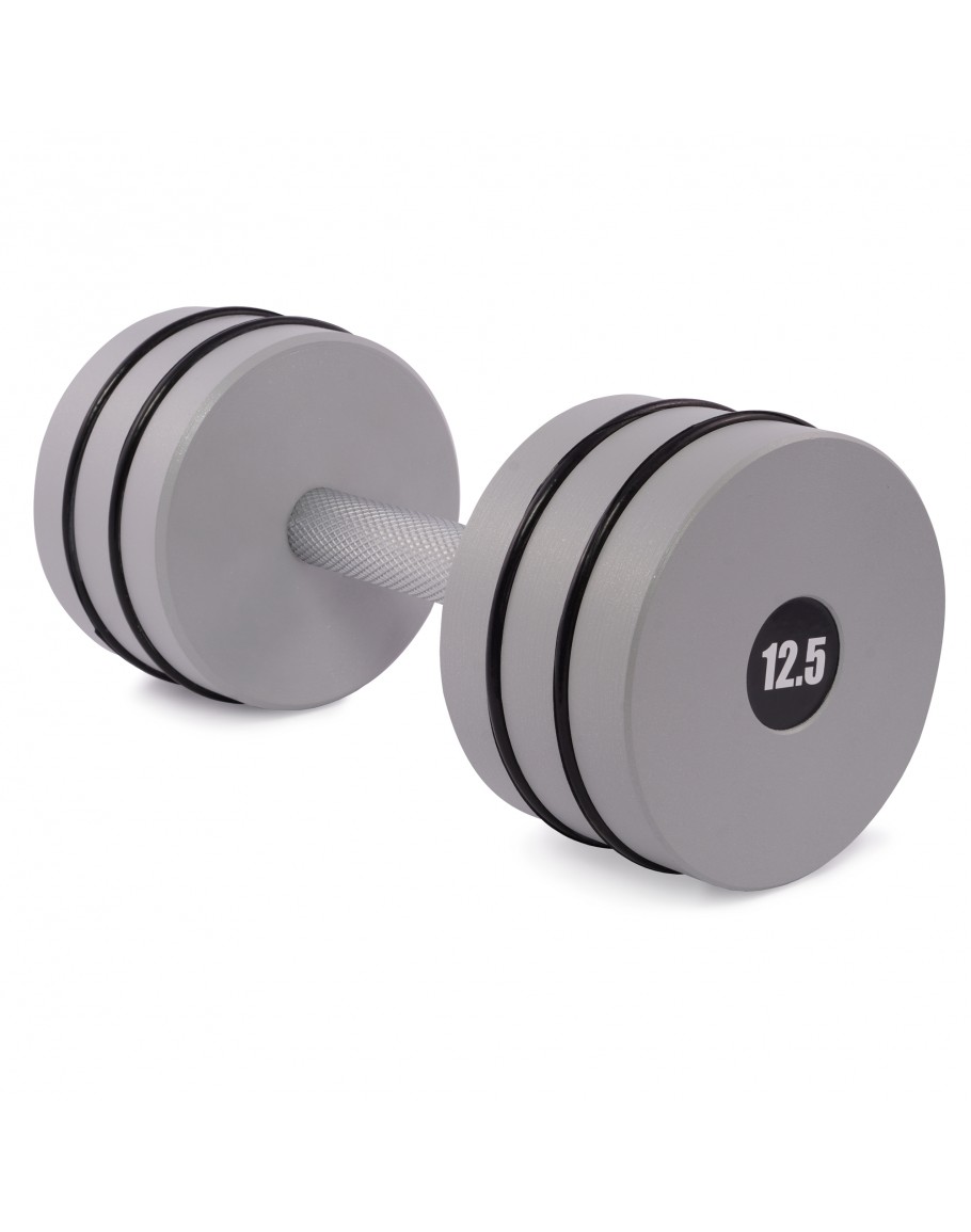 Гантель цільна PERTO Gray 12.5 кг D120