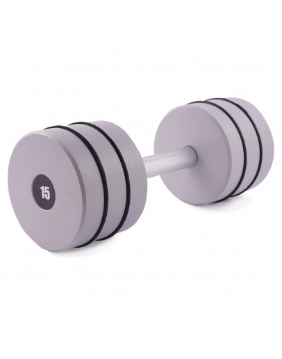 Гантель цільна PERTO Gray 15.0 кг D120