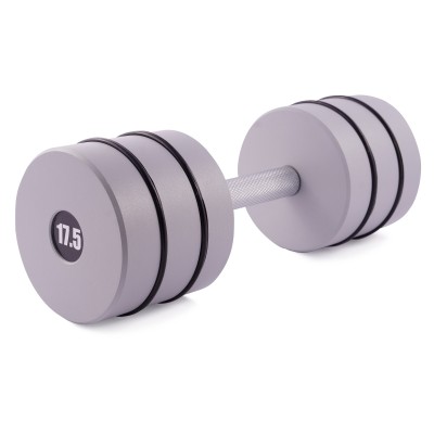 Гантель цільна PERTO Gray 17.5 кг D120