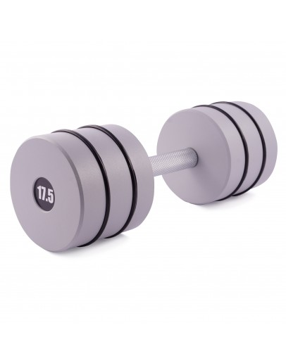 Гантель цільна PERTO Gray 17.5 кг D120