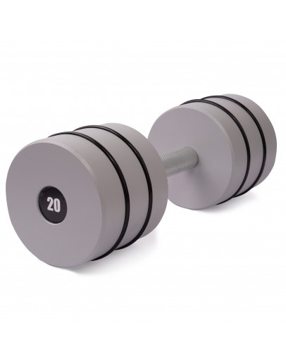 Гантель цільна PERTO Gray 20.0 кг D120