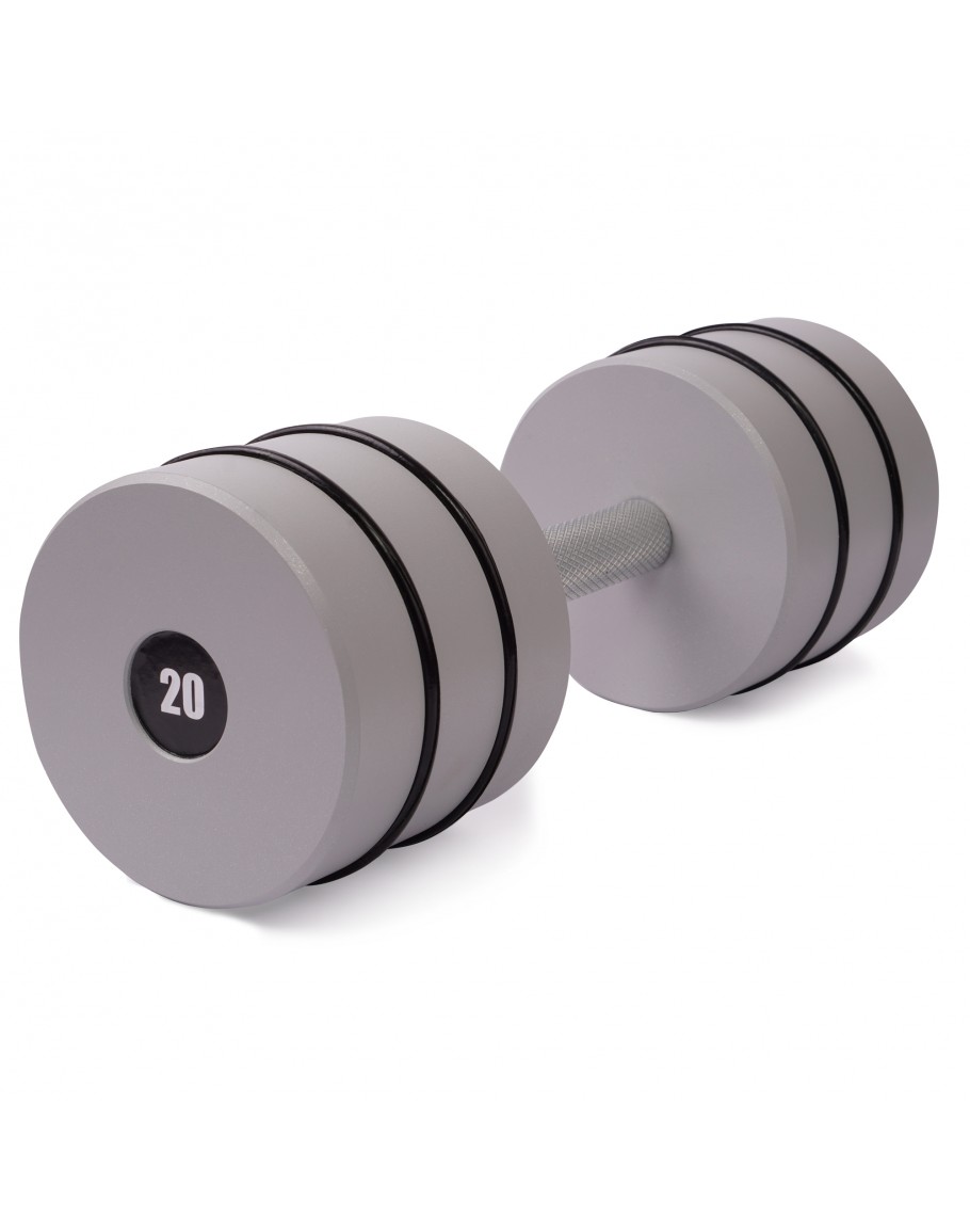 Гантель цільна PERTO Gray 20.0 кг D120