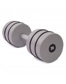 Гантель цільна PERTO Gray 20.0 кг D120