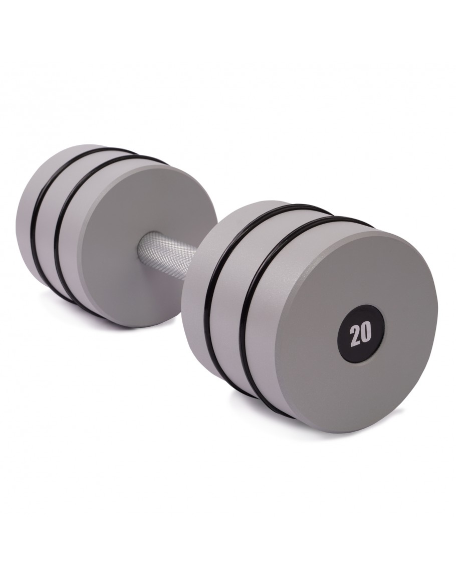 Гантель цільна PERTO Gray 20.0 кг D120