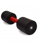 Гантель цільна PERTO Black 10.0 кг D90