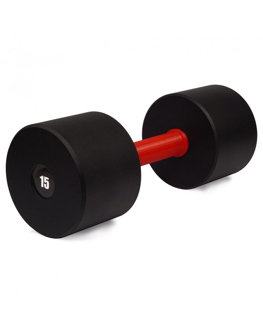 Гантель цільна PERTO Black 15.0 кг D120