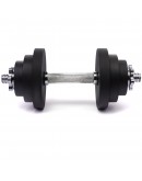 Гантель набірна PERTO Black 13.5 кг