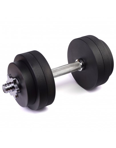 Гантель набірна PERTO Black 17.5 кг