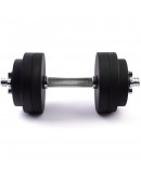 Гантель набірна PERTO Black 17.5 кг