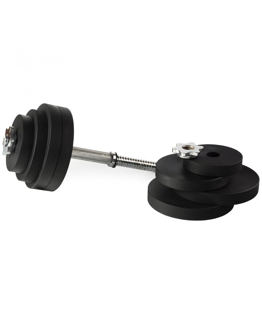 Гантель набірна PERTO Black 31.5 кг