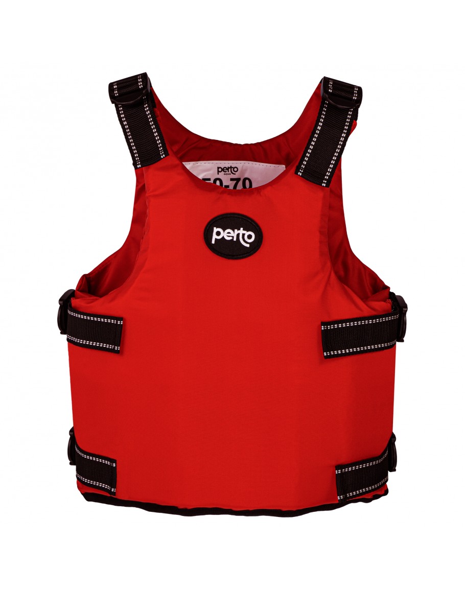 Жилет страхувальний PERTO Tropic red 50-70
